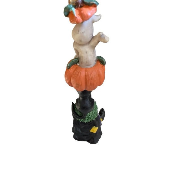 Vintage Halloween Figurine Trio with Pumpkins - Picture 4 of 10